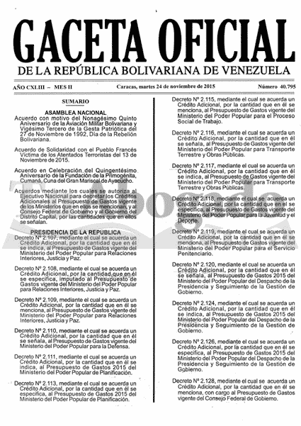 Gaceta Oficial 40795 del 24 noviembre 2015 https:/... 1 CU2lvOvWUAAIBOX