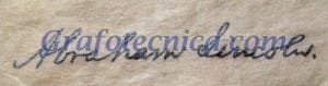 Firma de Abraham Lincoln (ejemplar falsificado que... 2 Cc3vocyVAAA55al