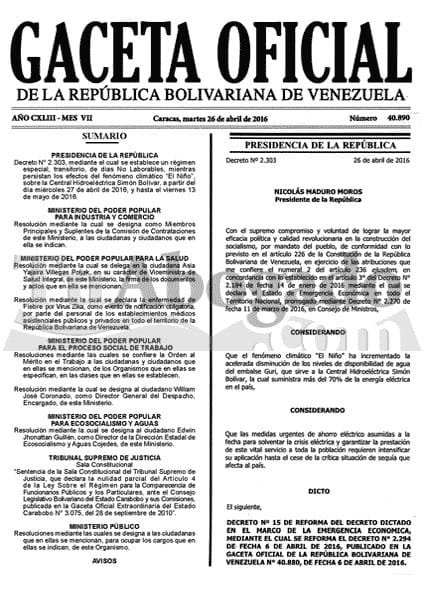 Régimen de días No Laborables del 27/4/2016 al 13/... 1 ChUvkc8WYAAod2B