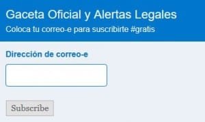 Suscribete gratis a Gaceta Oficial y Alertas Legal... 2 Ch5b27GWEAEcw5u