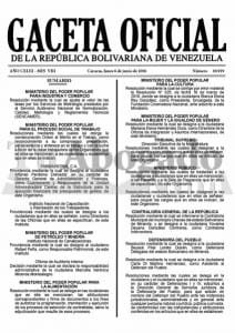 La más reciente Gaceta Oficial 40919 del 6 junio... 2 CkZFKgzWgAE5YHe
