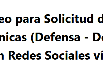 Lista de Chequeo para Solicitud de Pruebas o Diligencias Técnicas (Defensa - Delitos Informáticos en Redes Sociales vía Smartphones)