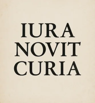 El principio iura novit curia ("el juez conoce el derecho")
