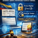 Una Gaceta Oficial con Firma Digital