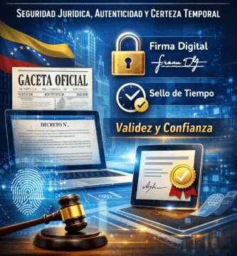 Una Gaceta Oficial con Firma Digital
