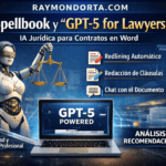 GPT-5 para abogados y Spellbook: revisión jurídica y criterios de adopción responsable