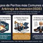Análisis de los tipos de peritos más comunes en el arbitraje de inversión (ISDS / inversor-Estado)
