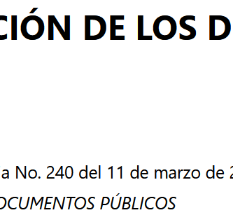INTERPRETACIÓN DE LOS DOCUMENTOS PÚBLICOS