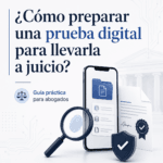 Preanálisis y preparación de pruebas digitales para su incorporación en procesos judiciales