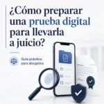 Preanálisis y preparación de pruebas digitales para su incorporación en procesos judiciales