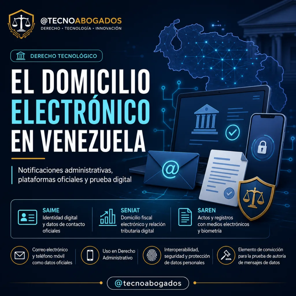 El domicilio electrónico en Venezuela