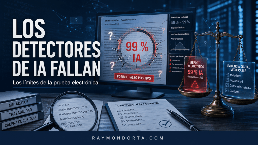 Los detectores de IA fallan: lo que el estudio de Turnitin revela sobre los límites de la prueba electrónica 1 Los detectores de IA fallan: lo que el estudio de Turnitin revela sobre los límites de la prueba electrónica