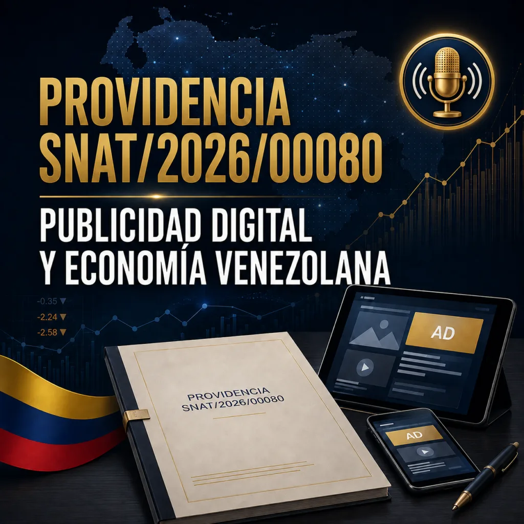 Análisis de la Providencia Administrativa SNAT/2026/00080 sobre Publicidad Digital y la Economía Venezolana