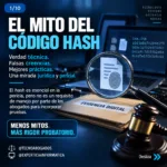 El mito del código hash